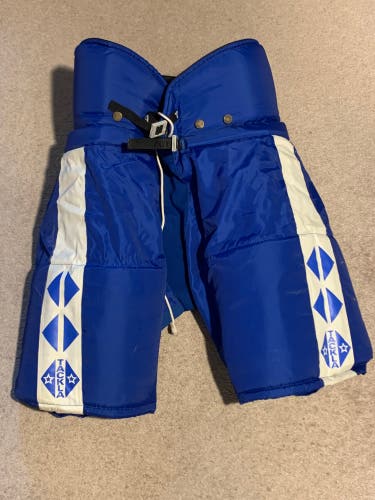 Tackla Pro 3500 Hockey Pants- Vintage - Royal Blue & White- Size 54/XL