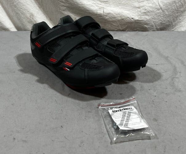 Tommaso Strada 100 Road Bike Cycling Shoes +Cleats US Men's 11 EU 45 EXCELLENT