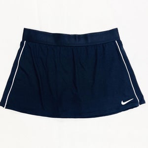 Nike Court Dry Straight Tennis Skort Women's Medium Black White Skirt 939320