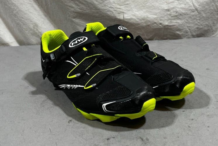 Northwave Scorpius SRS Mountain Bike Cycling Shoes Black US Men's 12 EU 45 NEW