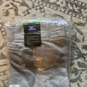 Gray New Large Mizuno Game Pants