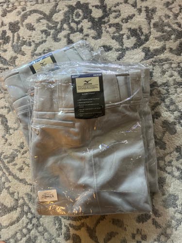 Gray New Medium Mizuno Game Pants