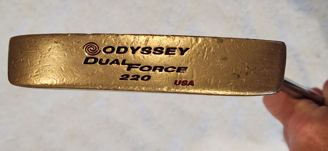 Odyssey Dual Force 220 Putter RH; Steel Shaft