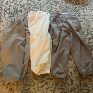 Gray New Medium DeMarini Game Pants