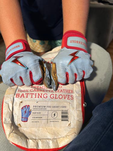 Bruce Bolt batting gloves