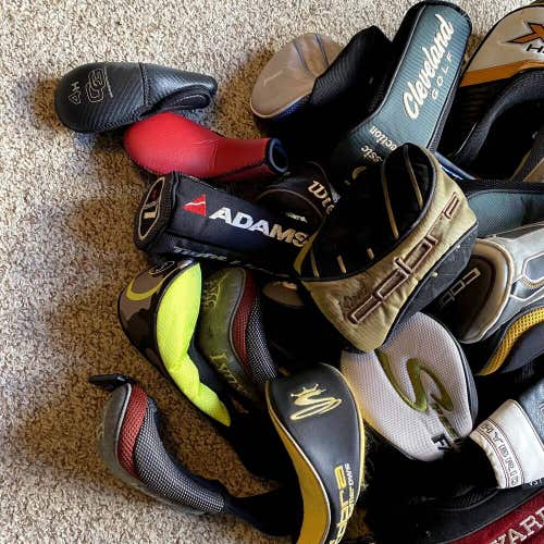 40+ Golf Club Head Covers Driver, Wood, Hybrid, Putter, Iron