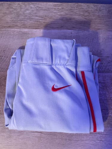 Gray Nike Vapor Baseball Pants