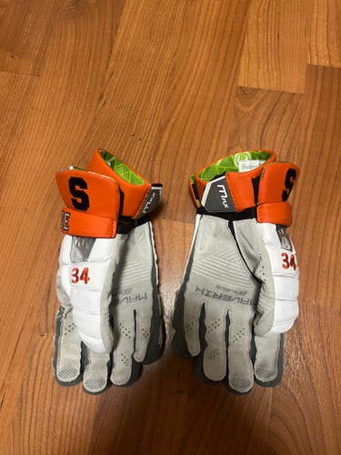 New Syracuse Team Issued Maverik Max Lacrosse Gloves