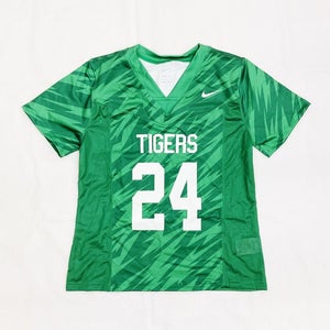 Nike Tigers #24 Digital Vapor Flag Football Jersey Women's Medium Green FJ9600