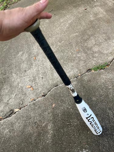 Used Kid Pitch (9YO-13YO) Louisville Slugger Meta Bat USSSA Certified (-8) Composite 22oz White