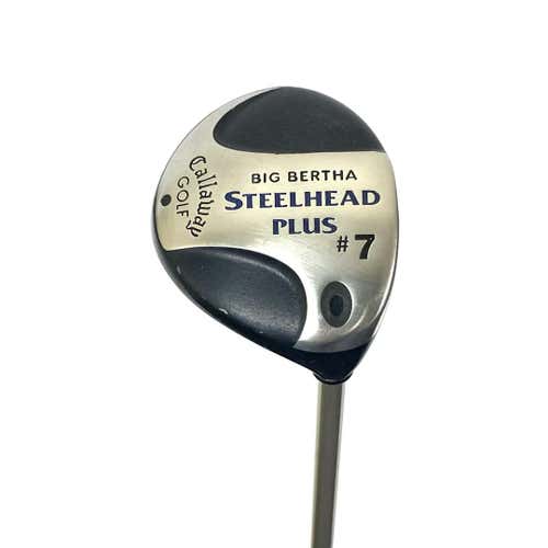 Used Callaway Big Bertha Steelhead Plus Women's Right 7 Wood Ladies Flex Graphite Shaft