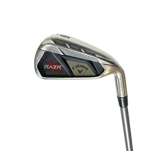 Used Callaway Razr X Women's Right 6 Iron Ladies Flex Graphite Shaft