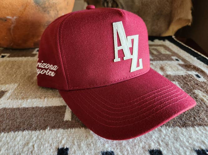 Arizona Coyotes Garnet AZ Desert Adjustable Hat NEW Acrylic/Wool