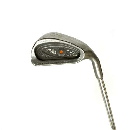 Used Ping Eye 2 Orange Dot Men's Right 6 Iron Stiff Flex Steel Shaft