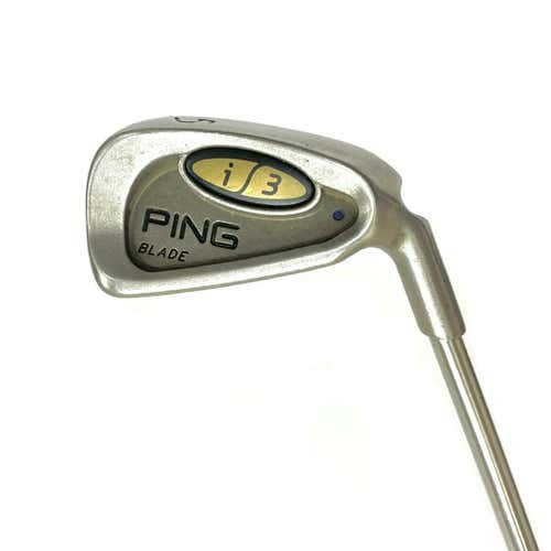 Used Ping I3 Blade Blue Dot Men's Right 5 Iron Stiff Flex Steel Shaft