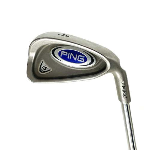 Used Ping I5 Men's Right 4 Iron Stiff Flex Steel Shaft