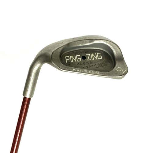 Used Ping Zing Black Dot Men's Left 9 Iron Regular Flex Graphite Shaft