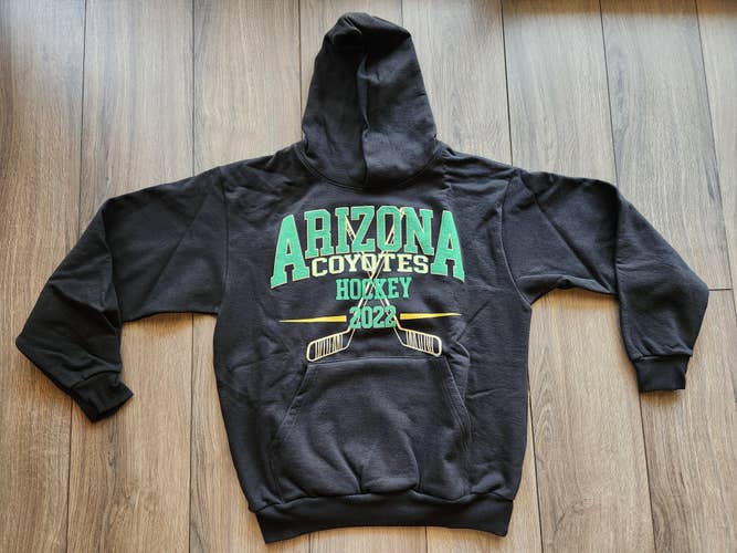 Arizona Coyotes Men's Black Sticks Rhuigi Pullover Hoodie Size Large