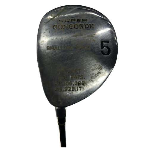 Used Super Concorde 5 Wood Regular Flex Graphite Shaft Fairway Woods