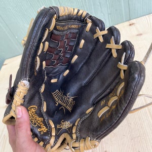 Brown Used Kid Pitch (9YO-13YO) Rawlings Highlight Series Right Hand Throw Baseball Glove 11"