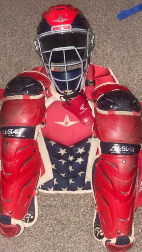 All Star System 7 Axis *USA* Catchers Set