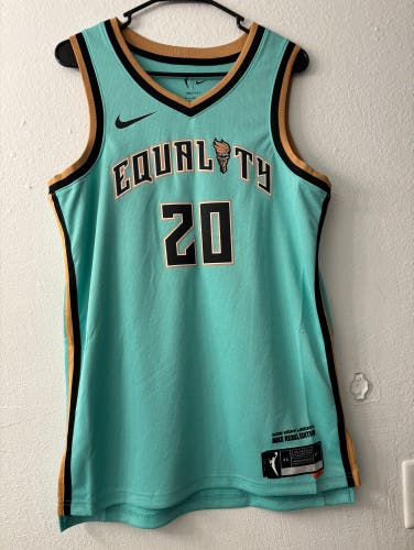 Nike WNBA New York Liberty #20 Sabrina Ionescu Rebel Jersey Women’s Size Medium