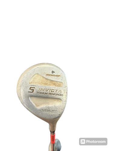 Used Dunlop Invicta Oversized 5 Wood Regular Flex Steel Shaft Fairway Woods