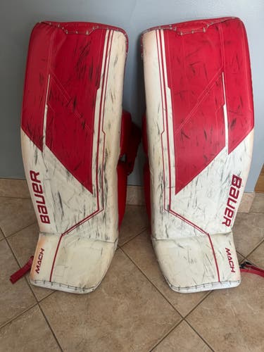 Used 35" Bauer Mach Regular Goalie Full Set