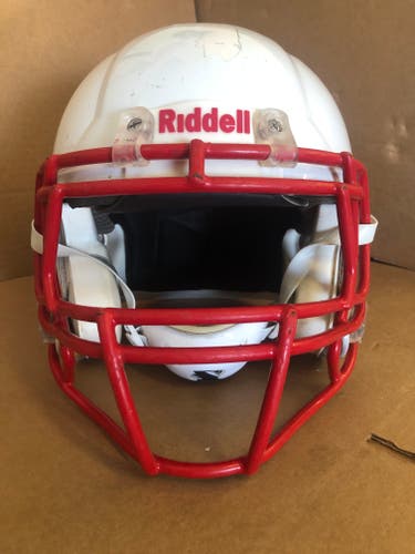 USED RIDDELL SPEED ADULT HELMET - MEDIUM - METALLIC WHITE