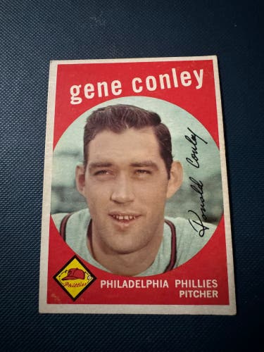 Gene Conley baseball card topps 492