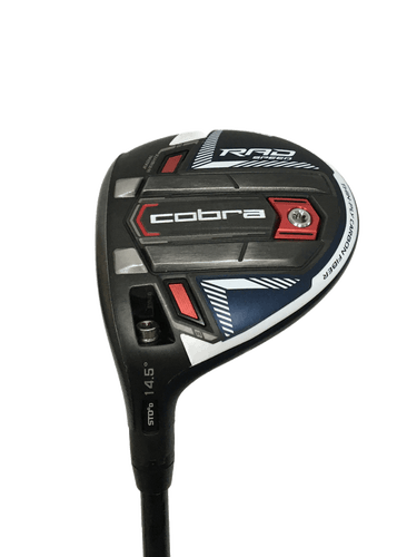 Used Cobra Rad Speed Lh 3 Wood Stiff Flex Graphite Shaft Fairway Woods