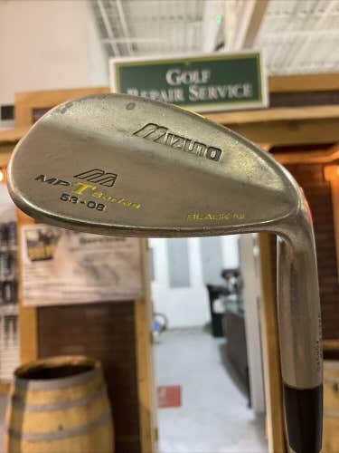 Mizuno MP T Series Black NI 53° Sand Wedge Golf Club Wedge Flex Steel Shaft MRH