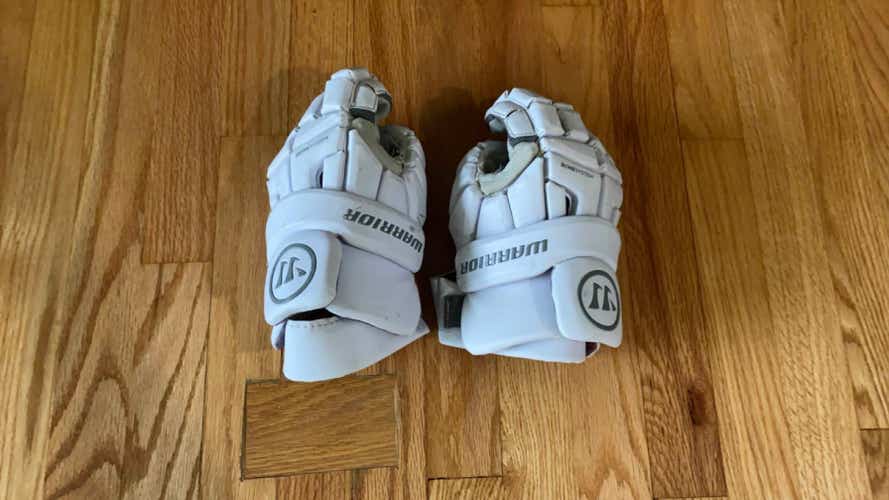Used Warrior Burn Lacrosse Gloves Large