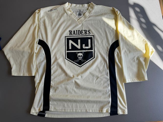 NJ Raiders Used Large Practice Hockey Jersey