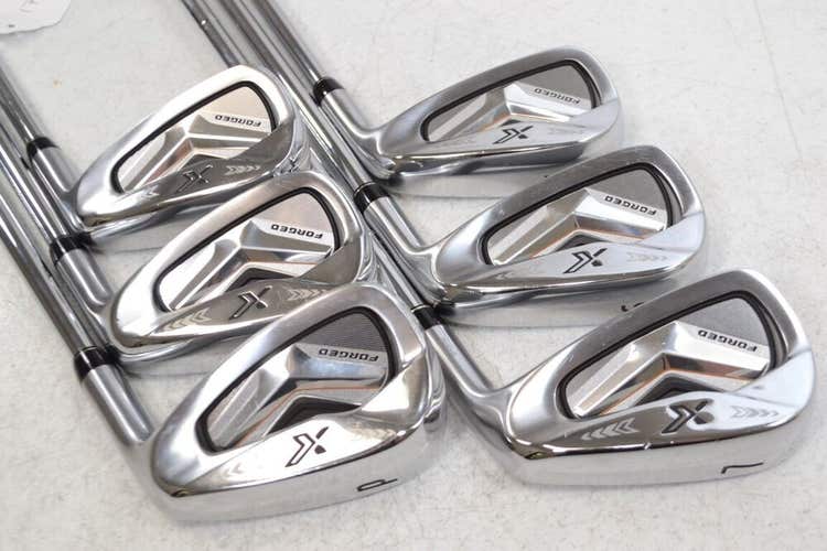 XXIO Ten X Black 2020 5-PW Iron Set Right Stiff Flex NS Pro 920GH Steel # 178393