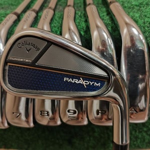 Callaway 2023 Paradym Forged 455 Golf Iron Set 5-PW,AW Stiff Flex Elevate 95