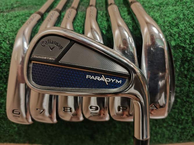 Callaway 2023 Paradym Forged 455 Golf Iron Set 5-PW,AW Stiff Flex Elevate 95