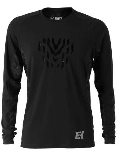 New Elite Compression Long Sleeve hockey senior Large SR shirt top men fitted L