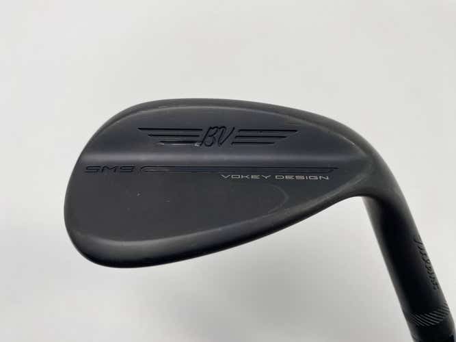 Titleist Vokey SM9 Jet Black Sand Wedge 56* 10 S-Grind Wedge Steel Mens RH