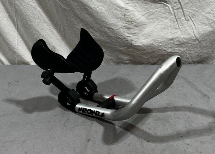 Vintage Profile Design 250mm Reach Aluminum Clip-On Aerobar 26mm Clamp GREAT