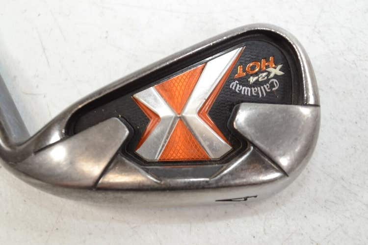 Callaway X-24 Hot Single 4 Iron Right Senior Flex Project X Rifle Steel # 178428