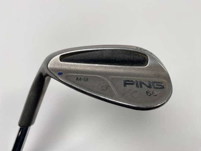 Ping MB Lob Wedge 60* Blue Dot 1* Up Wedge Steel Mens LH