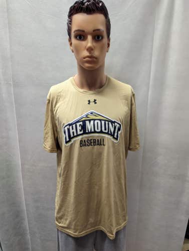 Team Issued Mount St. Mary's Baseball Shirt Under Armour L NCAA