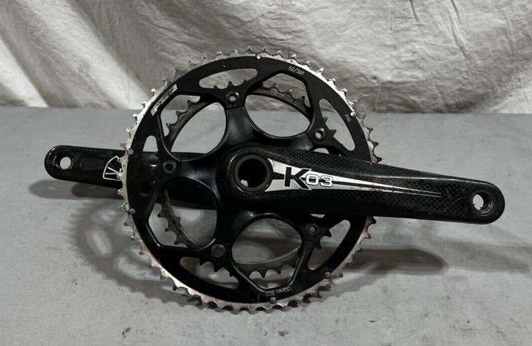 SRAM K03 175mm 52/39 GXP Carbon/Aluminum Double Crankset FSA Chainrings BB