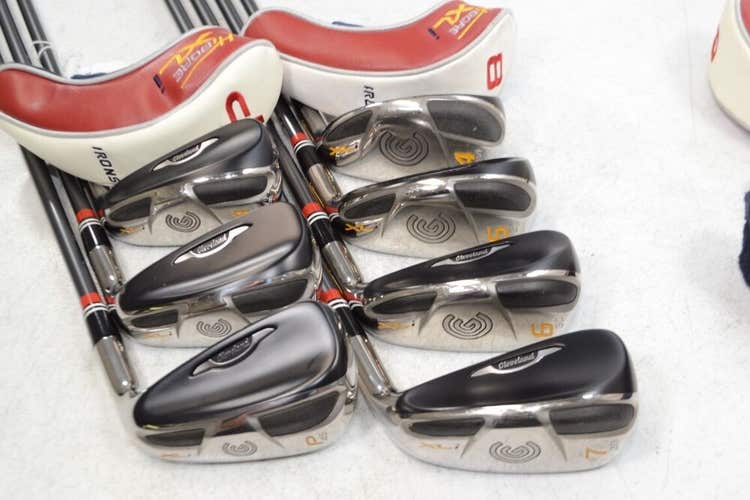 Cleveland Hi-Bore XLi 4-PW Iron Set Right Stiff Flex Graphite  #176773