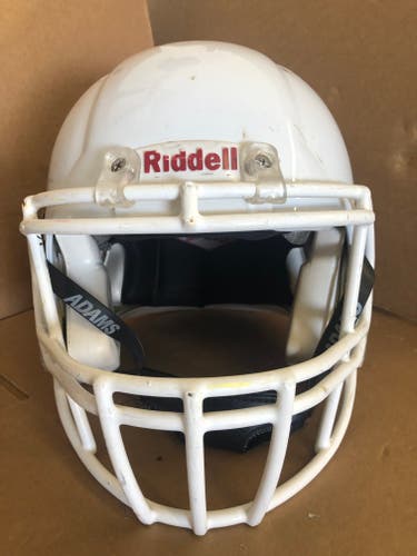 USED RIDDELL SPEED ADULT HELMET - MEDIUM - METALLIC WHITE