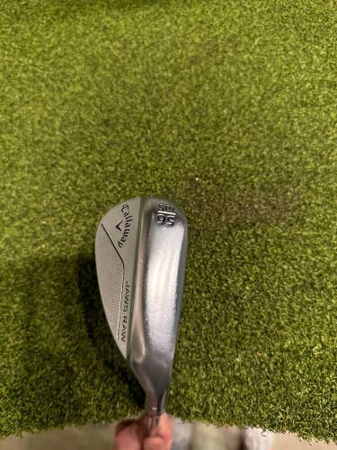 Callaway Jaws Raw Full Face 56.10* Wedge, Dynamic Gold Spinner 115 Wedge Flex, R