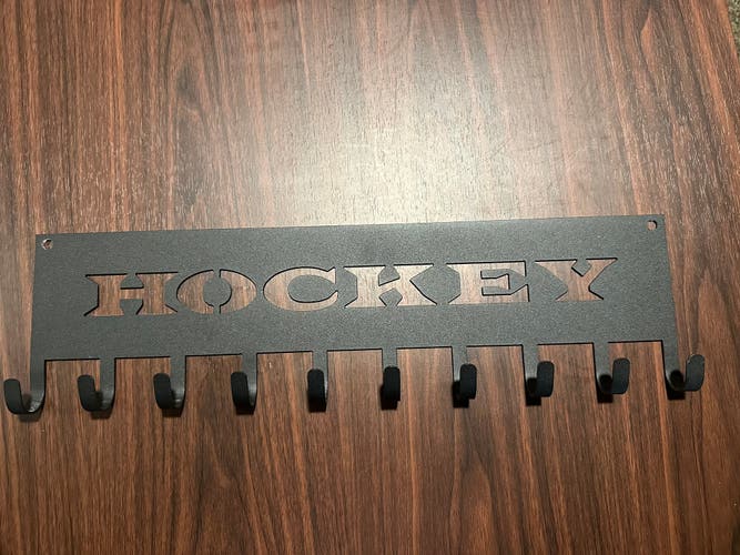 Hockey Medal Hanger or coat rack