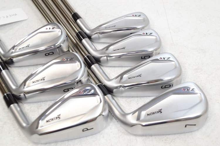 Srixon ZX4 4-PW Iron Set Right Regular Flex Recoil ES 760 F3 Graphite # 178346