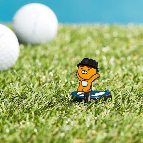 NEW * Kakao Golf Friends RYAN URBAN Solid Stand Ball Marker Magnet